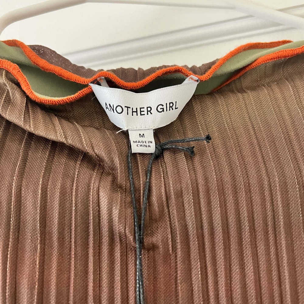 Faithfull the Brand Ombre Maxi Dress in Rust, Olive & Chocolate - Picture 3 of 7